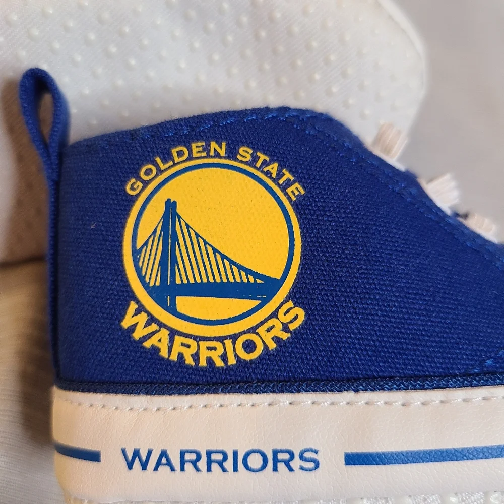 Baby Fanatics Warriors Crib Shoes